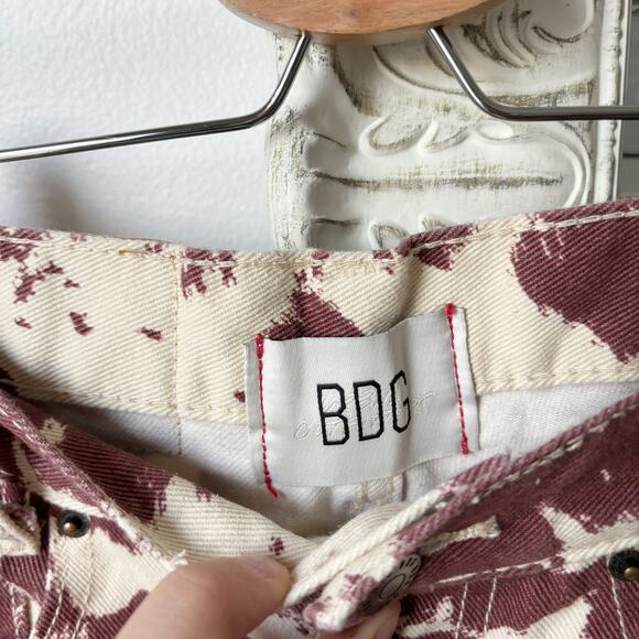 BDG Urban Outfitters High and Wide Cow Print Jeans - Picture 5 of 10